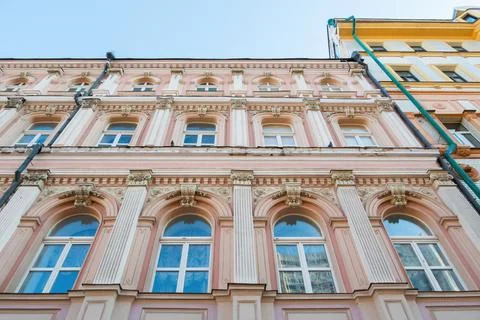 Facade of an old building Stock Photos