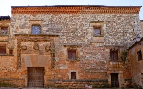 Facade of old house Stock Photos