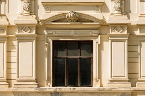 Facade of an old house Stock Photos