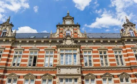 Facade of the old post office of Hameln Stock-Fotos