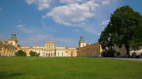 Facade of Old Royal Palace Stock Footage 64552650