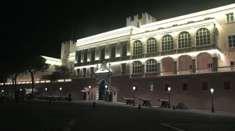 Facade of the Palace Stock Footage 12537233