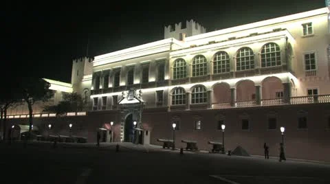 Facade of the Palace Stock Footage 12537325