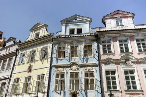 Facade in Prague Stock Photos