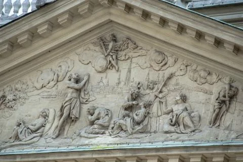 Facade sculpture Stock Photos