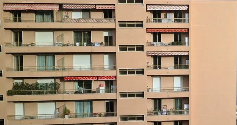 Facade Of A Skyscraper Stock Footage 139810359