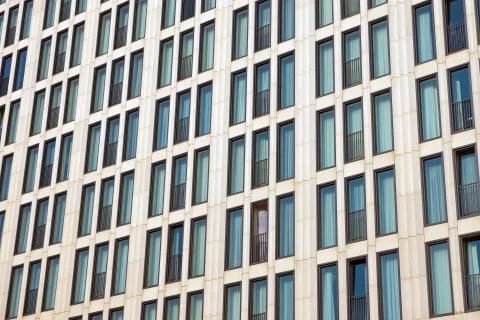 Facade of a skyscraper Stock Photos