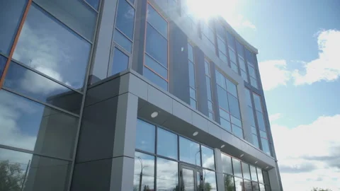 Facade of a small building Stock Footage 91329675