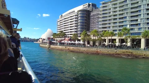 The Facade of the Sydney Opera House Stock Footage 244987846