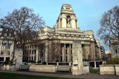 Facade of Ten Trinity Square building in London, UK. Stock Photos