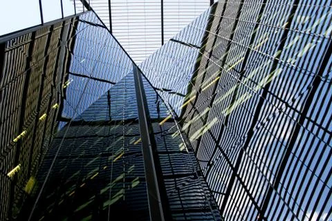 Facade triangular 스톡 사진