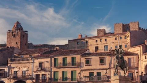 Facade in Trujillo Stock Photos