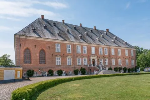 The facade of Valdemar castle, Taasinge Stock Photos