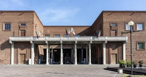 Facade of the Violin Museum Stock Photos