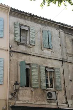 Facade with windows Foto stock