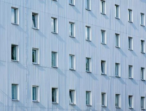 Facade windows Foto stock