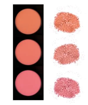 Face blush isolated on white background Stock Photos