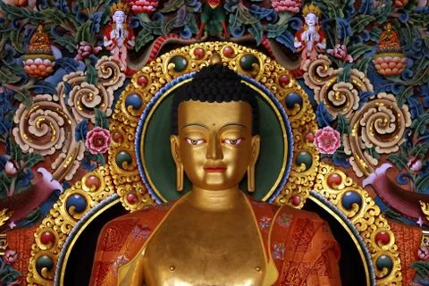 Face of buddha Foto stock