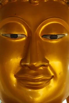 The face of buddha Stock Photos