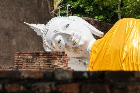 The face of buddha Foto stock