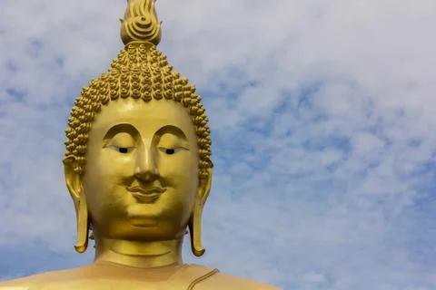 The face Buddha Foto stock