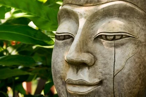Face of Buddha Stock Photos