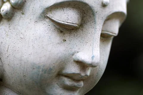 The face of a buddha Stock Photos