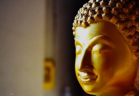 Face buddha statue Stock Photos