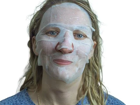 Face care mask Stock Photos