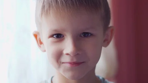 The face of the child close-up. Stock Footage 119905878