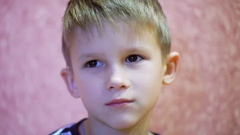 The face of the child close-up. Stock Footage 119905972