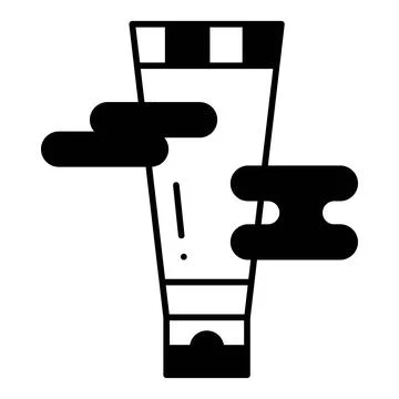 Face Cleanser Dualtone Icon Stock Illustration