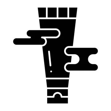 Face Cleanser Glyph Icon Stock Illustration