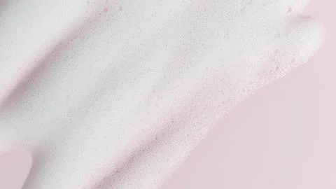 Face cleansing mousse texture Stock Photos