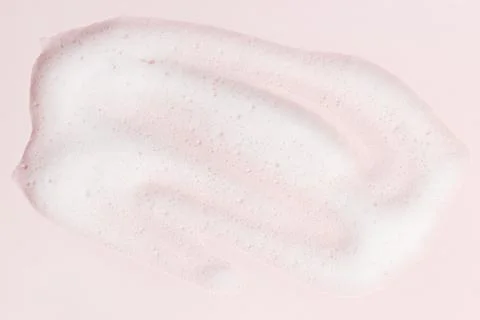 Face cleansing mousse texture Stock Photos
