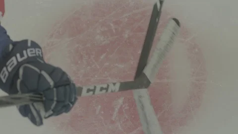 Face-off, close-up Stock Footage 91027377