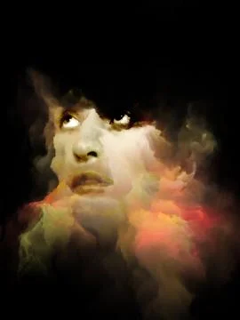 Face in the Clouds 스톡 일러스트