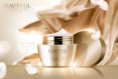 Face cream ads Stock-Illustration