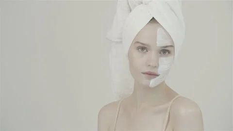  Face cream. Stock Footage 238819995