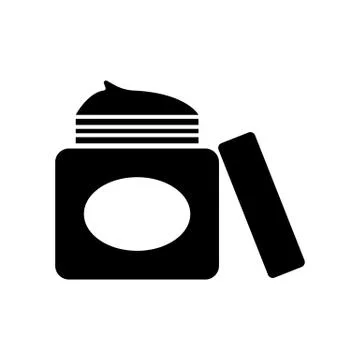 Face cream icon element of make up icon for mobile concept and web apps. Thin Illustrazione stock