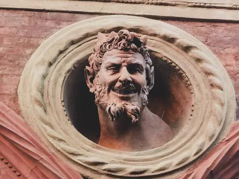 The face of the devil Stock Photos