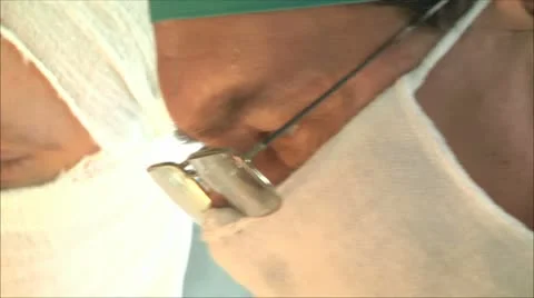 Face a doctor during surgery 스톡 동영상 10579626