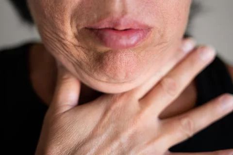 Face With Double Chin Stock Photos