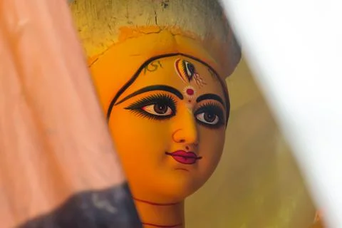 Face of Durga Stock Photos