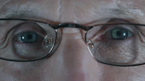 Face of an elderly person close up Stock Footage 144582830