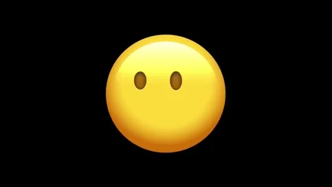 Face Emoji Animated on a Transparent Background. Stock Footage 329406316