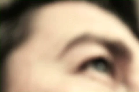 Face with extremely shallow depth of field Stock Footage 784532