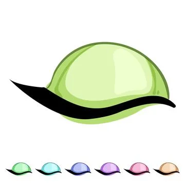 Face eye cartoon vector graphic Stock Illustration