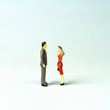 The face-to-face Stock Photos