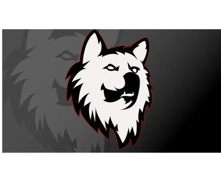 Face of Fox  Logo Design Illustration